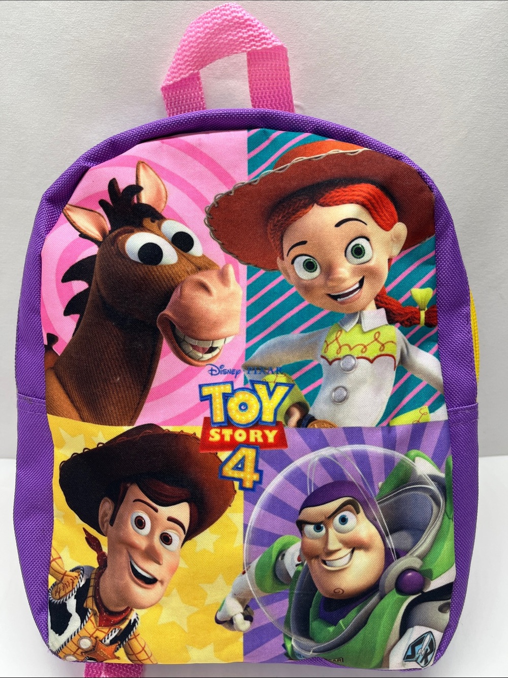 Disney Toy Story 4 Kids Backpack - Purple, Pink & Yellow - Picture 2 of 7